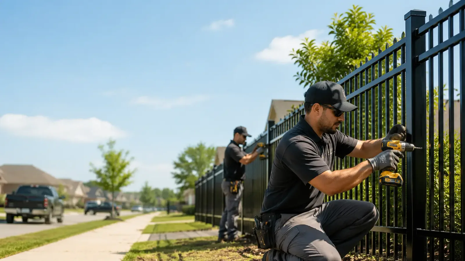 Metal Fence Installation in Loco, OK